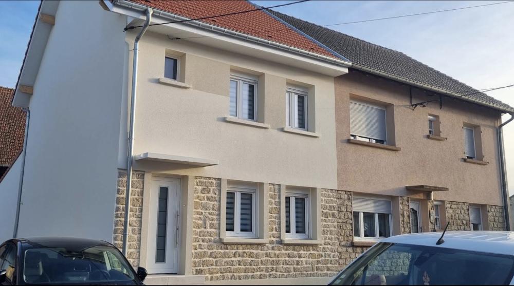 Ravalement de façades maisons mitoyennes