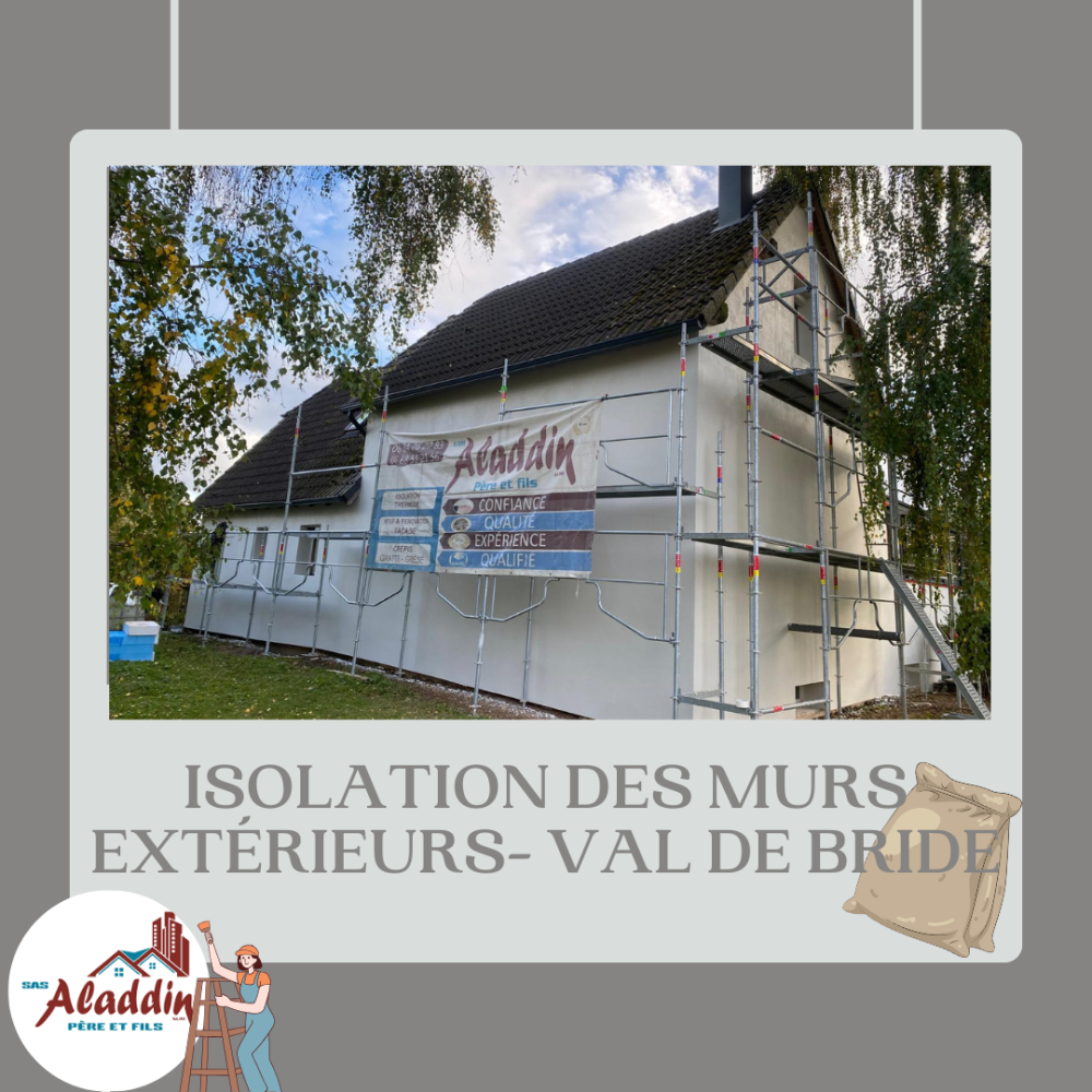 Isolation des murs extérieurs val de bride